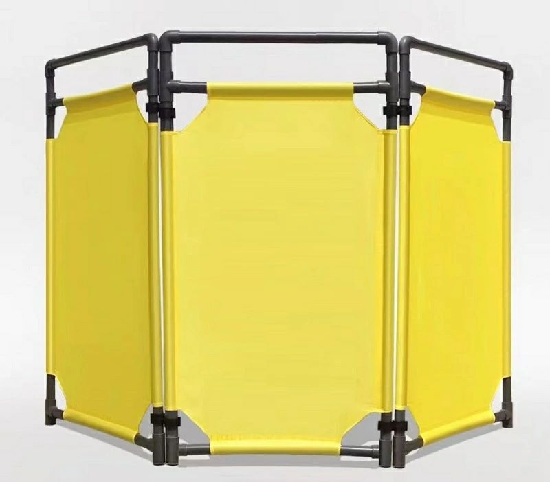 モバイル 3パネル 安全柵 - 開閉式の交通遮断柵、私道のフェンス、安全バリケード、軽量 エレベーター ..