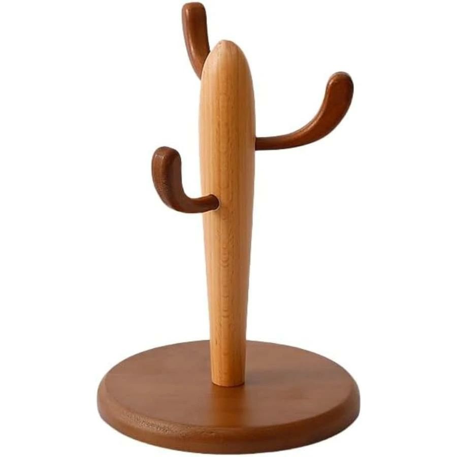 玄関 卓上 収納 木製 カクタス スタンド ブレスレット 腕時計 鍵 ピアス ジュエリー ネックレス収納 鍵置き イヤリングホルダー 小物収