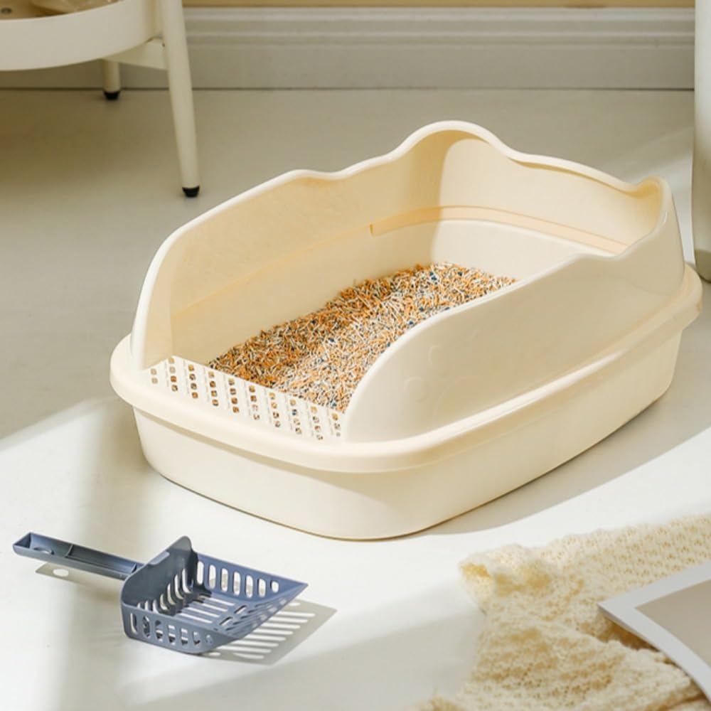 Rakuten - 猫 トイレ猫屋さん使える ゆったり広々サイズ 大型猫 大きいサイズ 子猫から成猫まで使える 砂の飛び散り防止 猫用品 ニオイの広がり防