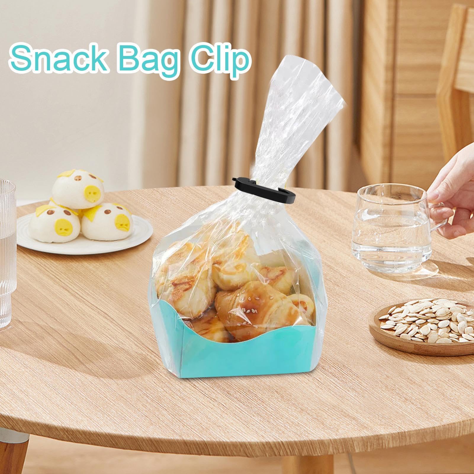 スナックバッグクリップ | キッチン用バッグクリップ - 小麦粉やナッツの包装容器...