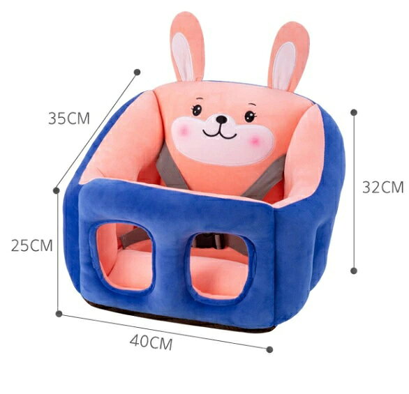 VIEW shopの送料無料 ベビー椅子　幼児用　供用ソファチェア 安全クッション お食事チェア イス キッズチェア 固定 お出かけ 安全 簡単 携帯 持ち運｜アングル2