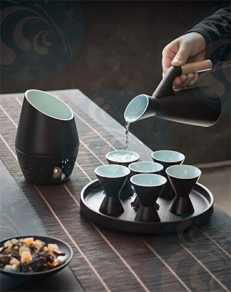 酒器 酒器セット 徳利セット 徳利 熱燗器 おちょこ 熱燗冷酒の両方できる酒器セッ...