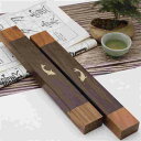 文鎮 書道用 木製 鯉 文房具 黒檀 ペーパーウェイト 書道 2本組 30*4*2.4cm 贈り物 ギフトボックス