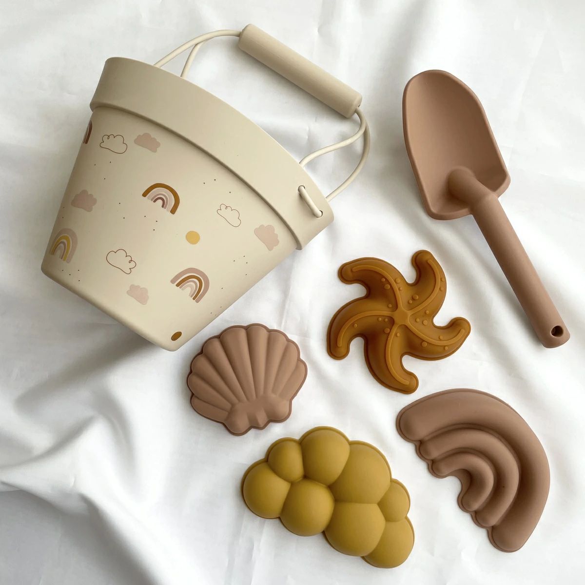 シリコンお砂場6点セット　公園　海　プール　ビーチ　お砂場セット