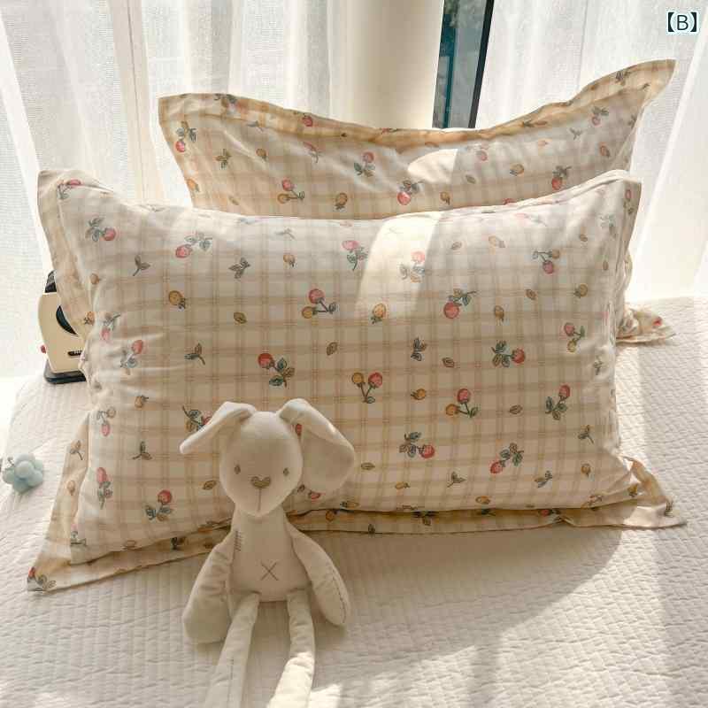 枕 カバー おしゃれ インテリア 小さい さわやか イン かわいい 綿 枕 カバー 1 組 40 x 60 ホテル 拡大 50 80 シングル [2]