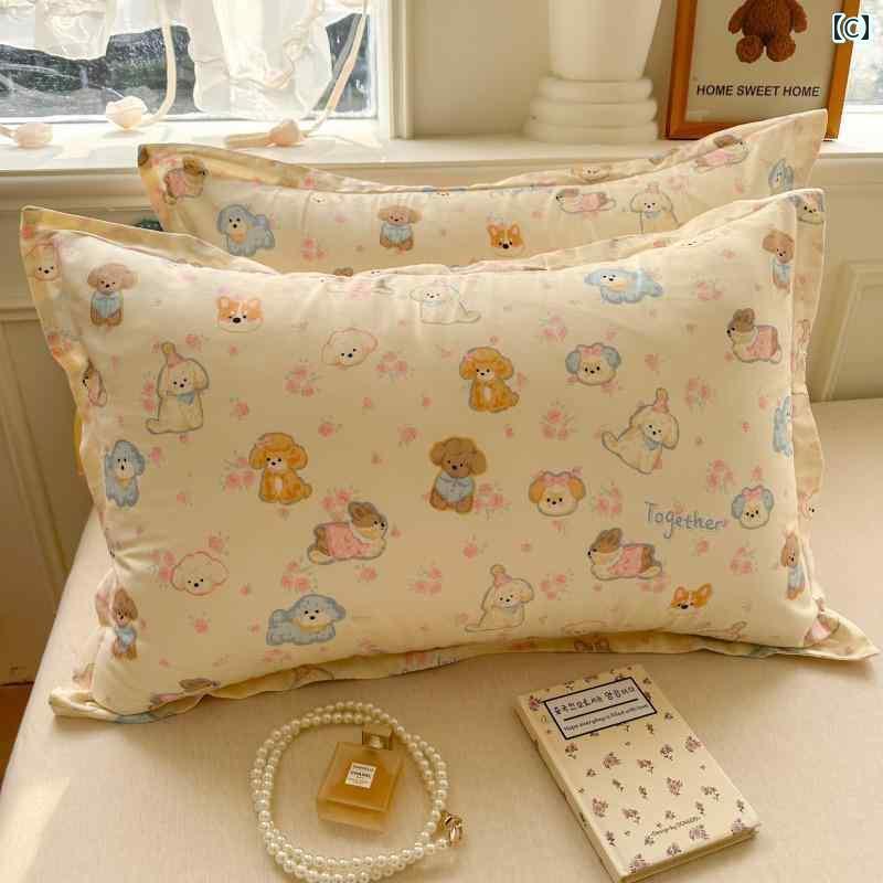 枕 カバー おしゃれ インテリア 小さい さわやか イン かわいい 綿 枕 カバー 1 組 40 x 60 ホテル 拡大 50 80 シングル [3]