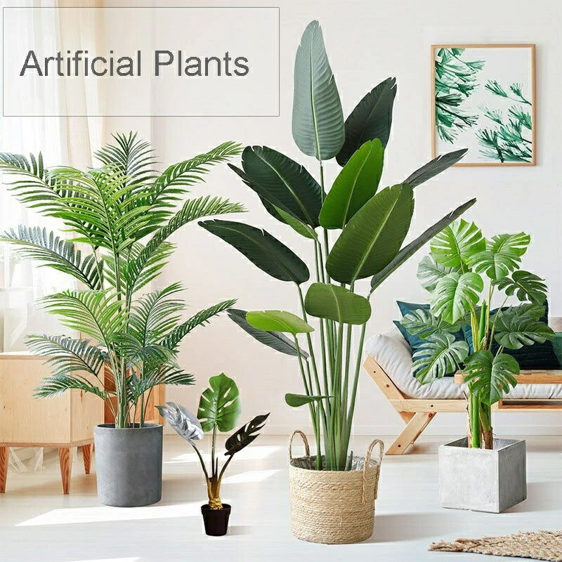 人工観葉植物 フェイク フェイクグリーン 大型 高さ 120cm 150cm 180cm 造花 北欧風 インテリア 室内 ..