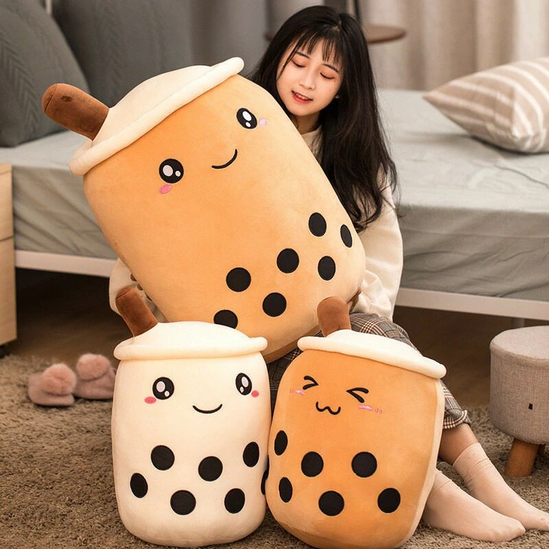 Rakuten - ぬいぐるみ タミルクティー 抱き枕 大きい ふわふわ おもちゃ おしゃれ 面白い かわいい 癒し バブルティー 子供/友人/恋人 お祝い 誕生