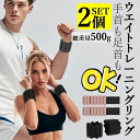 2個セット アンクルウェイト おもり 筋トレ 臀部トレーニング 取り外し可能パワーアンクル シリコン素材 洗える 薄型 重さ控えめ 初心者