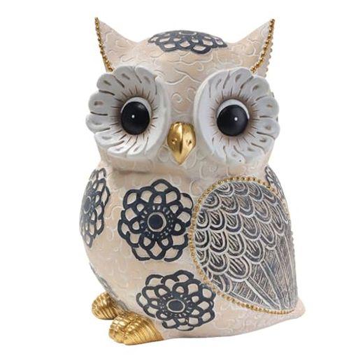 Interior Accessories - フクロウ置物ガーデンオブジェ風水開運招福小物かわいいフクロウインテリア元気ふくろうプレゼント(1個セット)