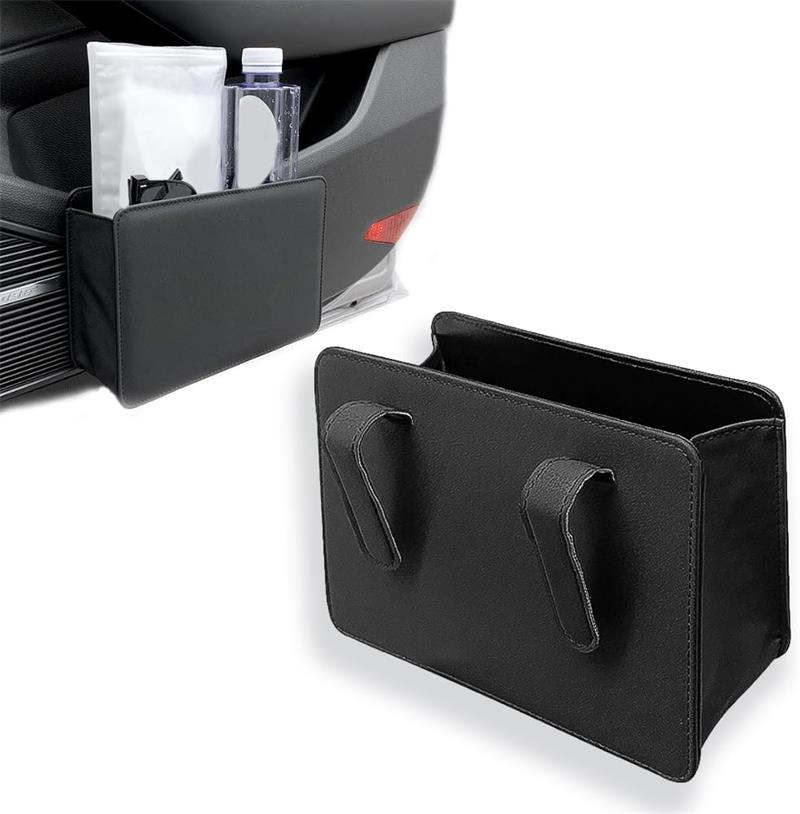 Car Storage, Holder - 多機能車ゴミ箱 大容量 車用収納ボックス 収納ケース 小物入れ 折りたたみ可能 ドア収納 車用ゴミ入れ 運転/助手席用 シートバックポケ