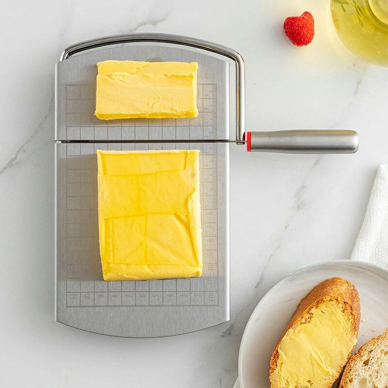 1pc、チーズスライサー、計測付きステンレス製チーズカッター、重いバターカッター、ベーキングツール、キッチンガジェット、キッチンア view-shop-10008872 VIEW shop サンプル画像3
