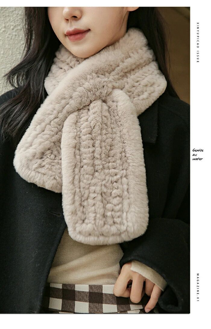 差し ファー小物 暖かい 厚手 冬 ファー マフラー 毛皮 ファーマフラー ふわふわ レッキスラピッド レディース マフラー