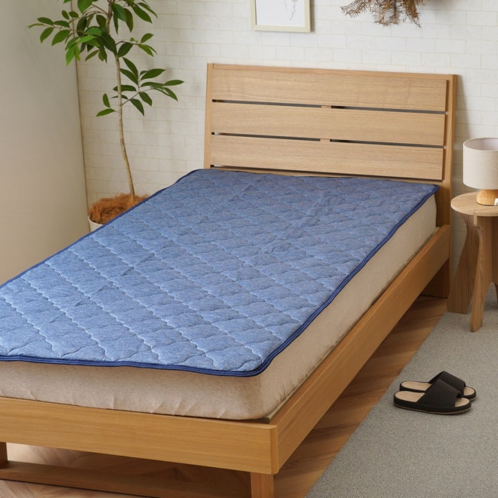 最大1000円オフクーポン【先着利用】寝具 掛け布団 肌布団 ダブル 洗える 冷感 涼感 接触冷感 パイル リバーシブル 約185×185cm 寝具 肌掛け布団 冷感 イケヒコ 1192120370308 送料無料 +25