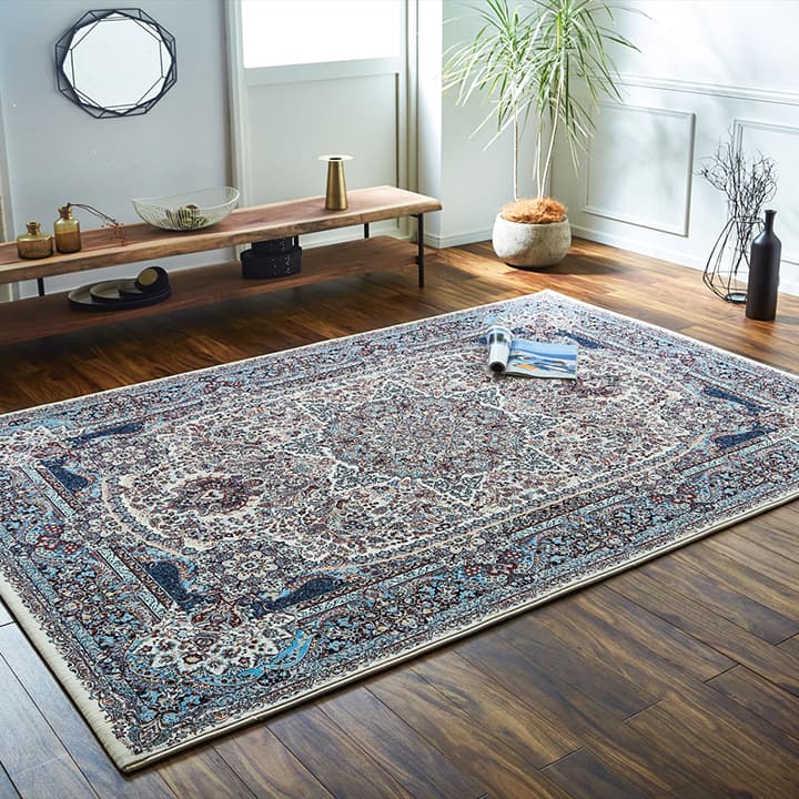 最大3000円OFFクーポンあり ウィルトン カーペット 長方形 クラシック柄 高級感 約200×300cm カーペット ウィルトンカーペット ポリプロピレン イケヒコ 1320390010701 送料無料 +25