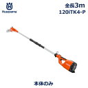 ハスクバーナ Husqvarna ポールソー 高枝 はさみ のこぎり 正規品 本体のみ 充電式 バッテリー 軽量 静音 剪定 庭木 草刈り 用品 手入れ 家庭用...