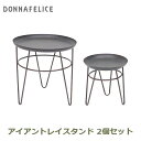 フラワースタンド プランタースタンド ガーデンラック 植木鉢 花台 屋外 屋内 鉢スタンド フラワーラック 6256 アイアントレイスタンド 2個セット 村田屋...