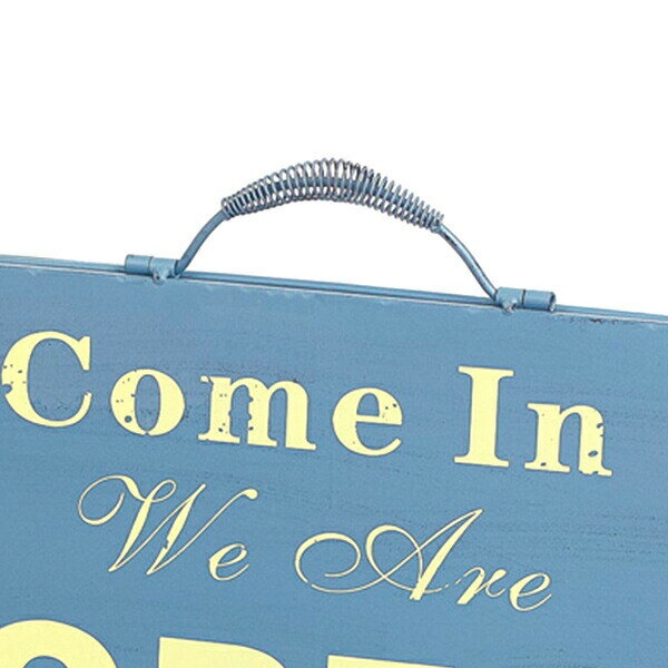 最大100%ポイントバック&最大3000円OFFクーポン 看板 オープン クローズ オープンスタンド 案内板 プレート アイアン アンティーク かわいい おしゃれ ロウ スタンド ブルー 店舗 レストラン 村田屋産業 7042 送料無料 シンプル レトロ OPEN CLOSE 両面 玄関 小屋 庭