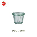 ガラス キャニスター weck WECK KOUGLOF クグロフ WE-566 80ml フタ Sサイズ 製菓 型 ゼリー ババロア チョコ 耐熱 密封 保存 容器 保存瓶 シンプル イチゴ 柄 キッチン 台所 雑貨 お菓子 一人用 ギフト プレゼント