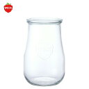 チューリップ シェイプ 1500ml WE 738 フタLサイズ TULIP SHAPE WECK ウェック キャニスター ガラス 保存 容器 耐熱 密閉 保存瓶 おしゃれ キッチン 収納 密閉 かわいい イチゴ いちご 柄 常温保存 長期保存