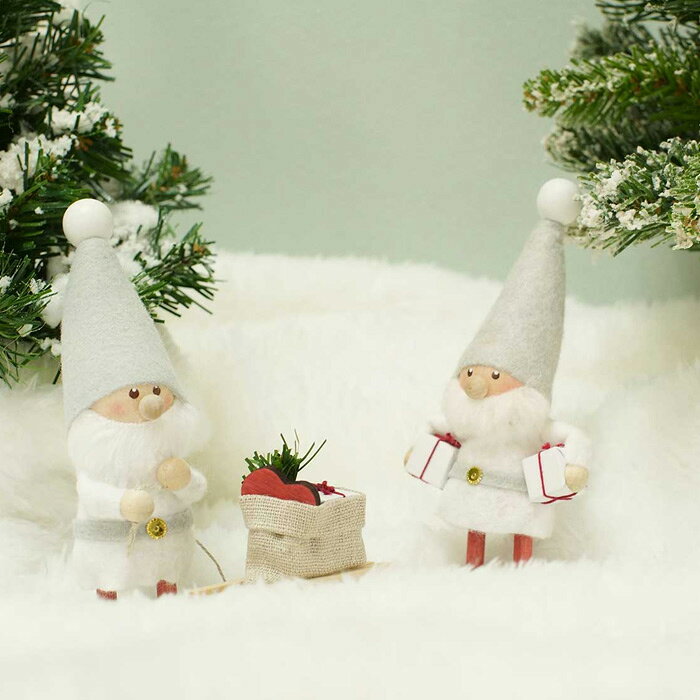 【最大1,000円OFFクーポン対象！先着利用】ノルディカ ニッセ NORDIKA nisse クリスマス 飾り サンタ 人形 インテリア 北欧 サンタクロース そり ソリ ハート 届ける グレー サイレント ナイト NRD120810 送料無料 ラッピング対応 妖精 ギフト フェルト 可愛い 小さい プレ