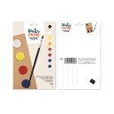 ロヴィ LOVI ウォーターカラー 8色セット 水彩 絵の具 木製 カード用 ペイントカラー 北欧 グリーティングカード メール便対応 送料無料