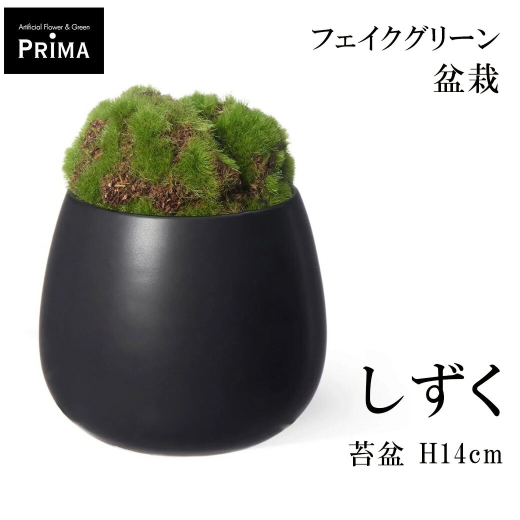 盆栽 苔盆 しずく 苔盆アート 苔 フェイクグリーン 観葉植物 人工観葉植物 コケ こけ 盆栽セット 寄せ植え 植物 和風 和室 リアル インテリア PRGR-1659 CUPBON 送料無料 造花 置物 アレンジ 水やり不要 人気 フェイク カップボン