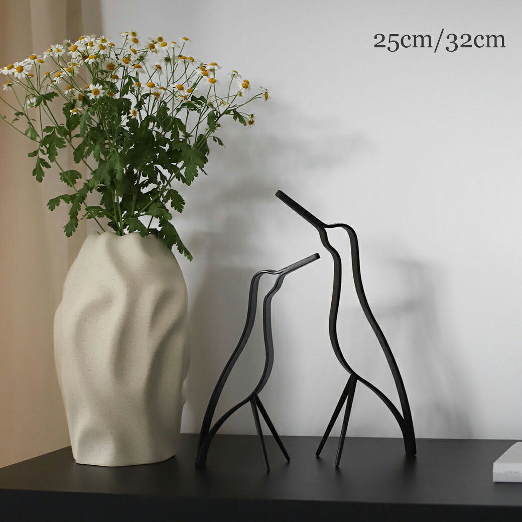 COOEE design クーイー ウッディ バード 鳥 25cm woody bird 木製 北欧 雑貨 インテリア 飾り 置物 シンプル おしゃれ 玄関 寝室 リビング ギフト プレゼント 送料無料 ラッピング対応 誕生日 母の日 記念 新築 祝い 黒 ブ [2]
