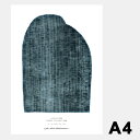 【100円クーポン対象】スティルレーベン STILLEBEN A4 ポスター 210×297mm Blue Mountain 青い山 メール便 対応 Leise Dich Abrahamsen 山 ブルーマウンテン 北欧 キャッシュレス還元