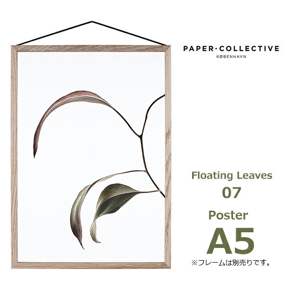 ペーパーコレクティブ Floating Leaves 07 A5 クリア ポスター メール便対応 Paper Collective 8131 ペーパーコレクティブ 透明 葉 北欧 おしゃれ 葉っぱ フィルム ムーベ おしゃれ シンプル ナチュラル きれい グリーン