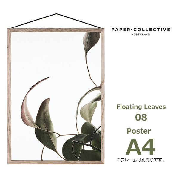 ペーパーコレクティブ Floating Leaves 08 A4 クリア ポスター メール便 対応 Paper Collective 8135 透明 葉 北欧 インテリア おしゃれ 葉っぱ フィルム ムーベ おしゃれ シンプル ナチュラル きれい グリーン 植物 送料