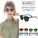 【 送料無料 】【 メール便 (定形外郵便) 】【 GLADELI 】【 グラデリ 】【全20色】 クラシック コンビ サングラス 伊達メガネ だてめがね　ダテメガネ　伊達眼鏡　ブラック　べっ甲　おしゃれ　ゴールド　ブルー G50-19 レディース メンズ【カラーレンズ】【NEWITEM】