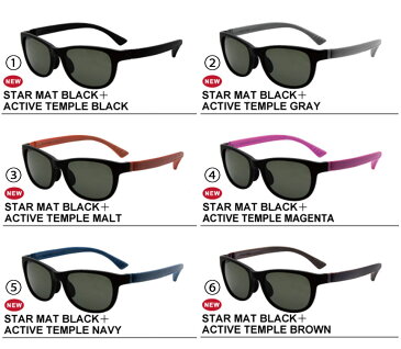 常識をかえる アウトドア専用 フロート 偏光サングラス FLOAT OUTDOOR POLARIZED STAR MAT BLACK ACTIVE TEMPLE アクティブテンプル 【galaxyオススメ】
