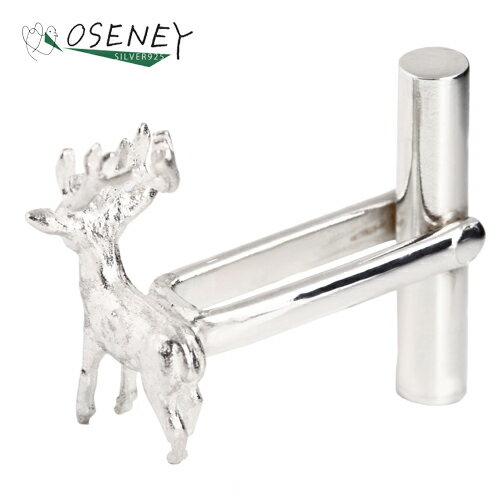 カフスボタン カフス 鹿 しか シカ シルバー925