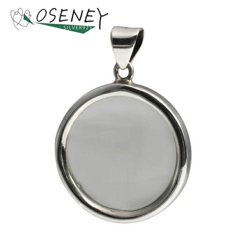 ルーペ 拡大鏡 おしゃれ ペンダント シルバー925 敬老 ギフト プレゼント