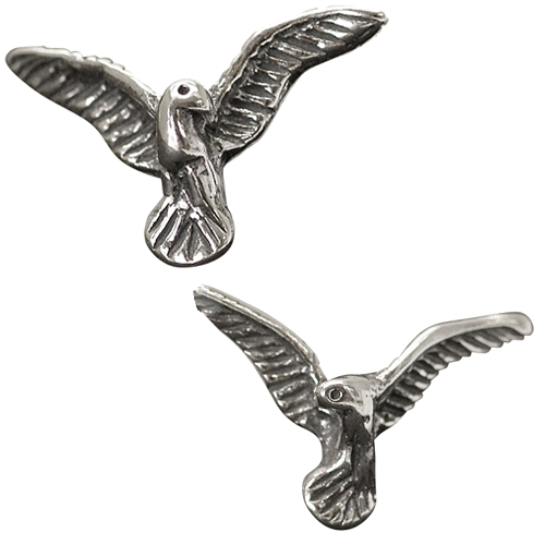 Amber （Amber） - 鳥 ハト ピアス シルバー925 アクセサリー 鳩 送料無料