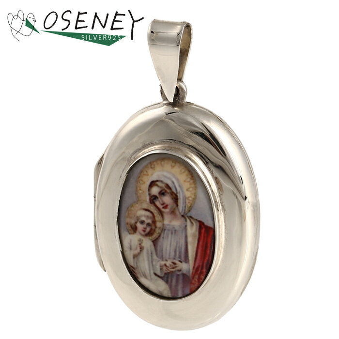 樂天商城 - ロケット ペンダント ピルケース シルバー925 マリア様