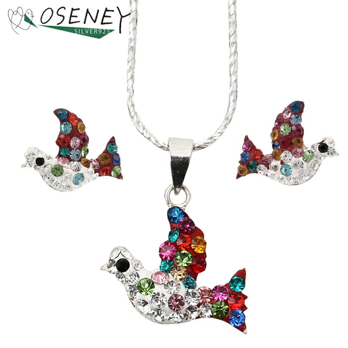 樂天商城 - ピアス ネックレス ペンダント セットアクセサリー ジュエリー レディース シルバー925