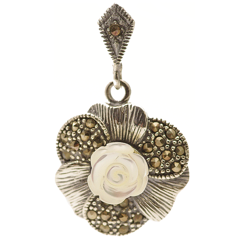 樂天商城 - ペンダント レディース アクセサリー シルバー925 バラ 送料無料