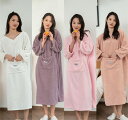 バスローブ ルームウェア レディース ワンピース フード付 ママ ゆったり 出産祝い ガウン 部屋着 お風呂 温泉 ナイトガウン おしゃれ 吸水 速乾 ホテル ...