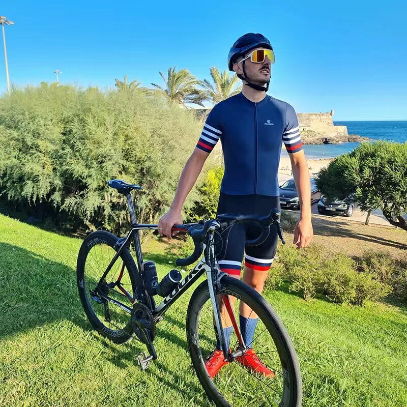 人気新作トライアスロン用 トライスーツ メンズ トライアスロンスーツ 競技 ウェットスーツ 大きいサイズ 夏用 サイクルウエア 自転車 ロードバイクウェア 吸汗...