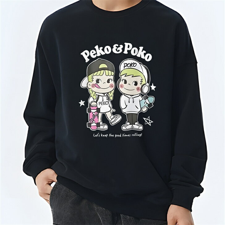 スウェット トレーナー 丸首 シンプル ミニマル デイリー定番 部屋着 楽ちん カジュアル ユニセックス ユニセックス M〜4XL ルーズフィット トレンドカラー 裏毛(4)