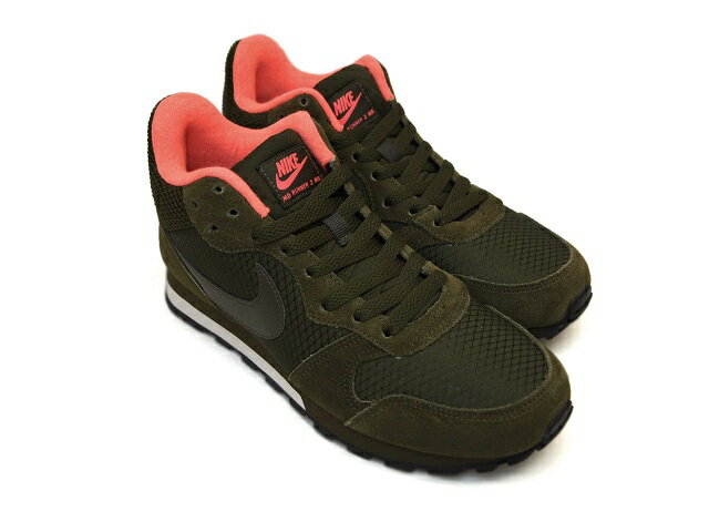 WMNS NIKE MD RUNNER 2 MID DRK LDN/DRK LDN-BRGHT CRMSN-SM ウィメンズ ナイキ MD ランナー 2 ミッド