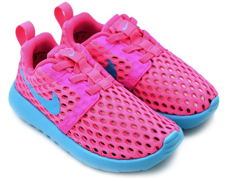 NIKE ROSHE ONE FLIGHT WEIGHT TDV PINK BLAST/GAMMA BLUE ナイキ ローシ ワン フライト ウェイト TDV