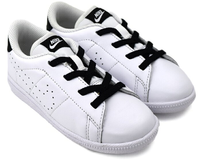 NIKE TENNIS CLASSIC PRM TD WHITE/WHITE-BLACK ナイキ テニス クラシック プレミアム TD