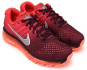 NIKE AIR MAX 2017 NIGHT MAROON/WHITE-GYM RED ナイキ エア マックス 2017