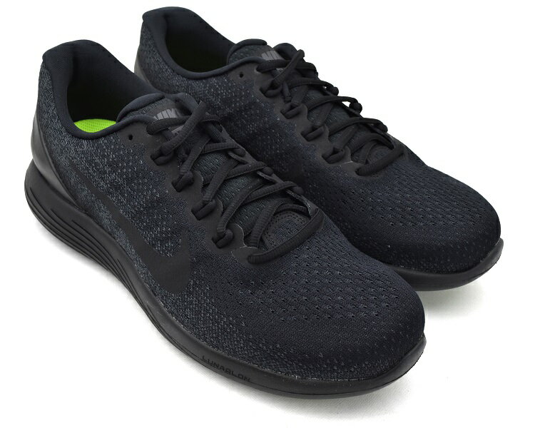 NIKE LUNARGLIDE 9 BLACK/BLACK-ANTHRACITE-VOLT ナイキ ルナグライド 9