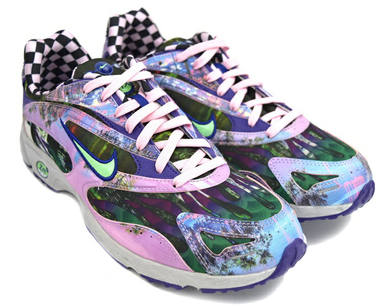 NIKE ZM STREAK SPECTRUM PLUS PREM COURT PURPLE/LT POISON GREEN ナイキ ズーム ストリーク スペクトラム プラス