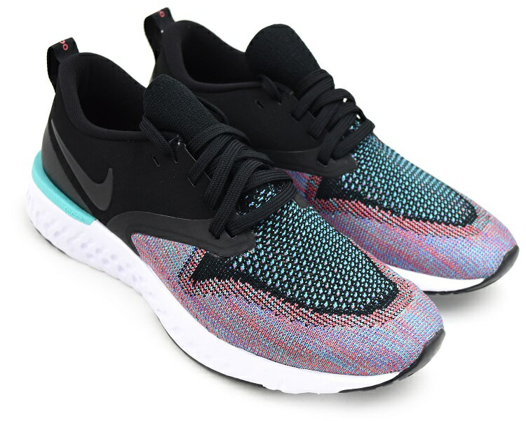 WMNS NIKE ODYSSEY REACT 2 FLYKNIT BLACK/BLACK-HYPER JADE ウィメンズ ナイキ オデッセイ リアクト 2 フライニット