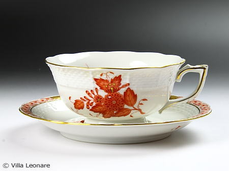 【ヘレンド】チャイニーズ　ブーケ ラスト　カップ＆ソーサー